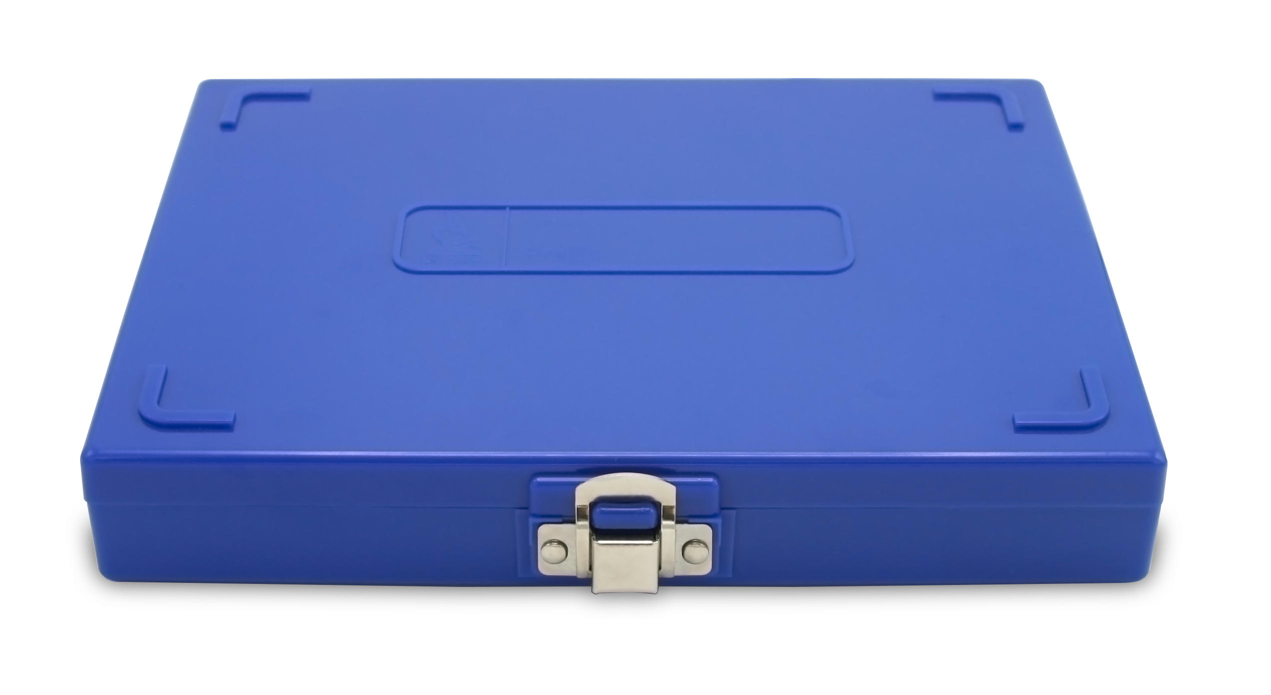 Slide box, 100 place, cork, blue | Mandel Scientific