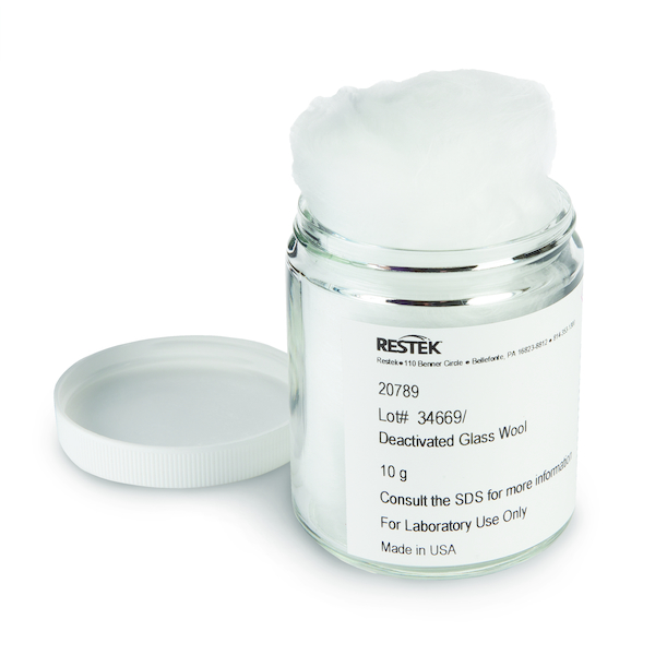 Deactivated Glass Wool, 10 g Mandel Scientific