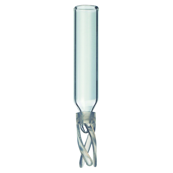 Vial Inserts, 250ul Glass BM w/Bottom Spring Pack of 100 | Mandel ...