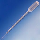 Transfer Pipet, 5mL, Fine Tip, 153mm, STERILE, Individually Wrapped, 100/Bag, 4 Bags/Unit, CS/400