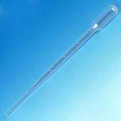 Transfer Pipet, 5.0mL, Blood Bank, Graduated to 2mL, 155mm, STERILE, Individually Wrapped, 100/Bag, 5 Bags/Unit, CS/500