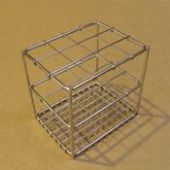 Bellco Glass, Inc - Stainless Steel Tube Rack,20-22mm-12P 3x4 Spacing. (Each)