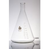 Bellco Glass, Inc - Break Resistant Lip Media/Disposable Flask WHC,6000mL Graduated. (2/Case)