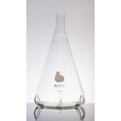 Bellco Glass, Inc - 3 X-DP Baffle Shake Flask,4000mL 38mm Delong Neck. (3/Case)