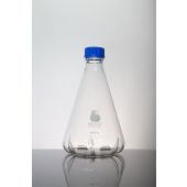 Bellco Glass, Inc - GL45 6 Baffle Shake Flask,2000mL With Membrane Screw Cap. (3/Case)