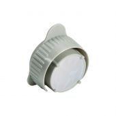 Cell Strainer, 50µm, grey, PP frame, nylon mesh, sterile, individually wrapped blister packs, w/ 1 reducing adapter, 50/pk