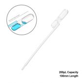 Exact Volume Transfer Pipette, 200uL, 100mm, sterile, 5 resealable bags of 500, 2500/cs