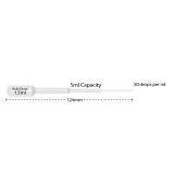 Transfer pipette, 1.5mL, small bulb, extended tip, non-sterile, bulk pack, 500/pk
