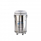 Model S-1500AB, Standard LN2 Container Including 2301 Autofill-Monitor System with Gas By-Pass and LN2 Hose. LN2 capacity: 145L; Usable Interior Height: 41", Interior Diam: 29"; Maximum 2mL Vial Capacity: 9,100; Maximum 50mL Bag Capacity: 434.