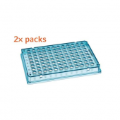 PROMO Two Boxes Twin.tec® Trace PCR Plate 96 (Skirted, PCR Clean, Crystal Blue)