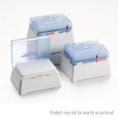 epT.I.P.S.® Racks, Sterile, 50 – 1,250 µL, 76 mm, green, colorless tips, 960 tips (10 racks × 96 tips). Replaces order no. 022492306.