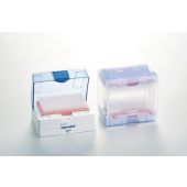 epT.I.P.S.® 384 Set, Eppendorf Quality, 0.1 – 20 µL, 42 mm, light pink, colorless tips, 1,920 tips (5 trays × 384 tips), 1 reusable box