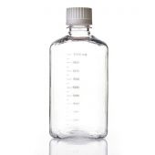 EZBio Media Bottle, 1000mL, PETG, 38-430 Closed Cap, Sterilized, 12/CS