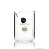 Borosil® Beakers, Low-Form, with Spouts, 150mL, 40/CS