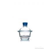 Borosil® Desiccator with cover and Porcelain plate plastic knob 100 mm borosilicate glass, 1/EA