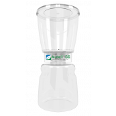 EZLabpure™ Media Bottle Polystyrene, 250 mL, GL45 Closed VersaCap, Sterile