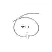 Vactrap Tubing 12Ft, w/1/4" ID Tubing, 0.2 micron PTFE Vent Filter, 1/EA