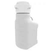 EZBio® Carboy, PP, 2.5L, No Spigot, VersaCap® 83B, Double Bagged, Non Sterile