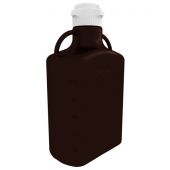 EZBio® Carboy, Dark Amber PP, 10L, No Spigot, VersaCap® 83B, Double Bagged, Non Sterile