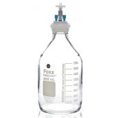 PUREGRIP® Universal HPLC Solvent Reservoir  Bottle Assembly, VersaCap GL45, 2L Clr Reagent Bottle,  2 X Ports- OD Tube 3.2mm (1/8") & 1.6mm (1/16"), 1/EA