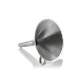 EZBio Stainless Steel Funnel, 316L SS, 200mm, With Steel Handle, 1/EA