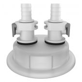 Adapter, 83B, 2x 3/8" HB, Quick Connect, 1/EA