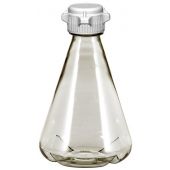 Flask, 2L, PC, 53B Cap, Baffle, Sterile, PK