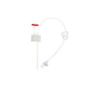 EZBio, Single Use Cap Assembly, 38-430 VersaCap, PP, Vented w/ Tube for 250mL Bottle, 20/PK