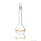 Borosil® Flasks, Volumetric, Class A, WM, Clear, Glass St., 100mL, 19/26, Ind. Cert, 10/CS