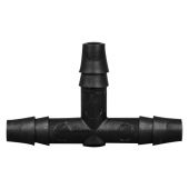 T Connector Fitting Pack, Polyethylene, 1/4" HB x 1/4" HB to 1/4" HB, PK