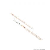 Borosil® Pipettes, Measuring (Mohr), Class A, 1.0mL x 0.01mL, Batch Cert, 10/CS