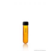 Borosil® Tubes, Culture, Round Bottom, Amber, PTFE-Lined PP Screw Caps, 30mL, 100/CS