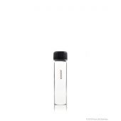 Borosil® Tubes, Culture, Flat Bottom, Clear, PTFE-Lined PP Screw Caps, 30mL, 100/CS