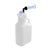 EZwaste System, 5L, HDPE, 83mm Cap, 6x 1/8'' OD Tubing & Filter REV D, 1/EA