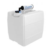 EZwaste System, UN/DOT, 13.5L, HDPE, S-70 Cap, 4x 1/8", 4x 1/4" OD Tubing & Filter, 1/EA
