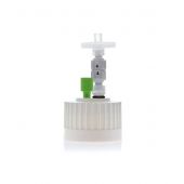 PUREGRIP® Universal HPLC Solvent Reservoir, 38-430 Cap Assembly, 1 x Ports- OD Tube-3.2 mm (1/8") & 1.6 mm (1/16"), 1/EA