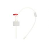 EZBio Single Use Cap Assembly, 38-430 VersaCap, PP, Vented w Tube for 125mL Bottle, 20/PK