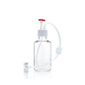 EZBio Single Use Assembly, Media Bottle, 500mL, PC, Vented with Tubing, 10/CS
