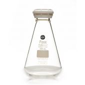 PUREGRIP® Glass Flasks, Erlenmeyer, Clear, GL45 VersaCap®, 500mL, 10/CS