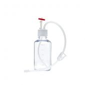EZBio Single Use Assembly, Media Bottle, 500mL, PETG, Vented with Tubing, Sterilized, 10/CS