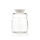 EZLabpure™ Media Bottle Polystyrene, 1,000 mL, GL45 Closed VersaCap, Sterile