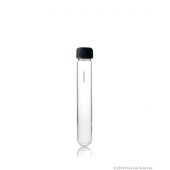Borosil® Tubes, Culture, Round Bottom, Clear, PTFE-Lined PP Screw Caps, 50mL, 50/CS