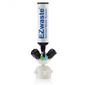 EZWaste® HPLC VersaCap® 53mm Solvent Waste Cap Assembly W/ Exhaust Filter, 4 X Ports OD Tube-3.2 mm (1/8") & 1.6 mm (1/16"), 2 X Ports OD Tube 6.4mm (1/4"), 1/EA