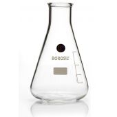 Erlenmeyer Flasks, Conical, Narrow mouth Borosilicate, ISO 1773 3000 mL, 4/CS