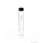 Borosil® Tubes, Culture, Flat Bottom, Clear, PTFE-Lined PP Screw Caps, 50mL, 50/CS
