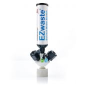 EZWaste® Universal Stackable HPLC 38-430 Solvent Waste Cap Assembly, W/ Exhaust Filter,  6 X OD Tube-3.2 mm (1/8") &1.6 mm (1/16"), 3X Hose Barb 3.2mm(1/8") & 9.5mm(3/8"), 3 X OD Tube 12.7 mm (1/2"), 1/EA