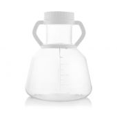 Borosil® Amber Volumetric Flask, Wide Neck, With Glass I/C Stopper, Class A, Ind Cert 500 mL, 10/CS