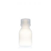 EZBio® Pure PFA Bottle, 250mL, Closed 45mm Cap, Natural, Sterilized, 1/EA
