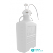 EZBio® Single Use Carboy Assembly, 5 L, HDPE, VersaCap® 83B, TPE Tubing w/ Dip Tube, Sterilized, 1/EA