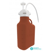 EZBio® Single Use Carboy Assembly, 10L, PC, VersaCap® 83B, TPE Tubing w/ Dip Tube, Sterilized, 1/EA